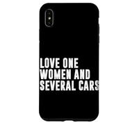 J'aime Une Femme et Plusieurs Voitures Funny Car Guy Car Lover Coque pour iPhone XS Max