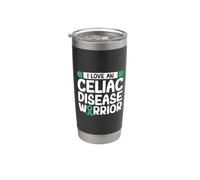 J'aime une personne atteinte de la maladie cœliaque Gobelet isotherme en acier inoxydable double paroi
