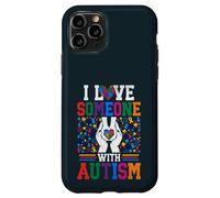 J'aime Une Personne autiste Papa - Père-Fils Fier d'être autiste Coque pour iPhone 11 Pro