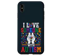 J'aime Une Personne autiste Papa - Père-Fils Fier d'être autiste Coque pour iPhone XS Max