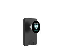 J'aime Une Personne sensibilisée au Cancer de l'ovaire PopSockets PopWallet pour MagSafe