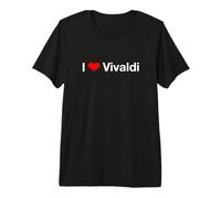 J'aime Vivaldi T-Shirt Haut de Gamme