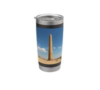J'aime vraiment des obélisques - Monument de l'obélisque Gobelet isotherme en acier inoxydable double paroi