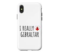J'aime Vraiment Gibraltar Coque pour iPhone X/XS
