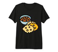 J'aime Vraiment la Cuisine Indienne Chole Bhature T-Shirt Haut de Gamme
