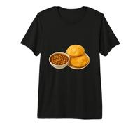 J'aime Vraiment la Cuisine Indienne Chole Bhature T-Shirt Haut de Gamme