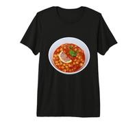 J'aime Vraiment la Cuisine Indienne Chole Bhature T-Shirt Haut de Gamme