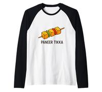 J'aime Vraiment la Nourriture tandoor Paneer Tikka Indian India Manche Raglan