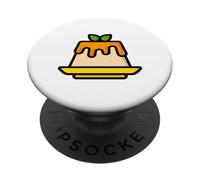 J'aime Vraiment la Panna Cotta, Un Dessert Italien et Italien. PopSockets PopGrip Adhésif