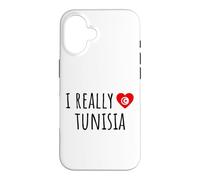J'aime Vraiment la Tunisie Coque pour iPhone 16