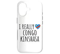 J'aime Vraiment Le Congo-Kinshasa Coque pour iPhone 17