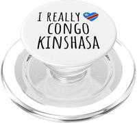 J'aime Vraiment Le Congo-Kinshasa PopSockets PopGrip pour MagSafe