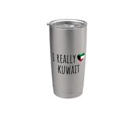 J'aime vraiment le Koweït Gobelet isotherme en acier inoxydable double paroi