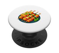 J'aime Vraiment Le Pain sucré Italien Panettone PopSockets PopGrip Adhésif