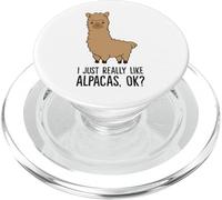 J'aime Vraiment Les alpagas, OK ? Llama Marrant PopSockets PopGrip pour MagSafe