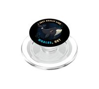 J'aime Vraiment Les Baleines Ok Sea Animals Lover Bowhead Whale PopSockets PopGrip pour MagSafe