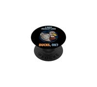 J'aime Vraiment Les Canards Ok Animal Silver Appleyard Duck PopSockets PopGrip Adhésif