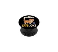 J'aime Vraiment Les Chats Ok Animal Lover Cute Munchkin PopSockets PopGrip Adhésif