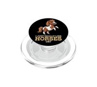 J'aime Vraiment Les Chevaux Ok Farm Animal Shetland Pony PopSockets PopGrip pour MagSafe