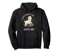 J'aime Vraiment Les chèvres Ok Farm Animal Cute Angora Goat Sweat à Capuche