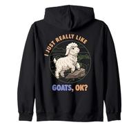 J'aime Vraiment Les chèvres Ok Farm Animal Cute Angora Goat Sweat à Capuche