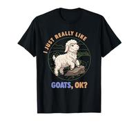 J'aime Vraiment Les chèvres Ok Farm Animal Cute Angora Goat T-Shirt