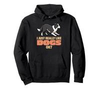 J'aime Vraiment Les Chiens Ok Animal Lover Cute Border Collie Sweat à Capuche