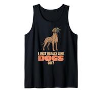 J'aime Vraiment Les Chiens Ok Animal Lover Cute Great Dane Débardeur
