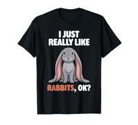 J'aime Vraiment Les Lapins Ok Animal Cute English Lop Rabbit T-Shirt