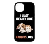J'aime Vraiment Les Lapins Ok Animal Cute Mini Lop Rabbit Coque pour iPhone 13