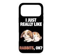 J'aime Vraiment Les Lapins Ok Animal Cute Mini Lop Rabbit Coque pour iPhone 17 Pro Max
