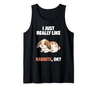 J'aime Vraiment Les Lapins Ok Animal Cute Mini Lop Rabbit Débardeur