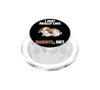 J'aime Vraiment Les Lapins Ok Animal Cute Mini Lop Rabbit PopSockets PopGrip pour MagSafe