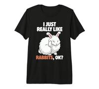J'aime Vraiment Les Lapins Ok Animal English Angora Rabbit T-Shirt Haut de Gamme