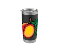 J'aime vraiment les nectarines - Nectarine et pêche Gobelet isotherme en acier inoxydable double paroi