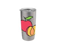 J'aime vraiment les nectarines - Nectarine et pêche Gobelet isotherme en acier inoxydable double paroi