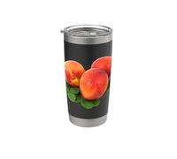 J'aime vraiment les nectarines - Nectarine et pêche Gobelet isotherme en acier inoxydable double paroi