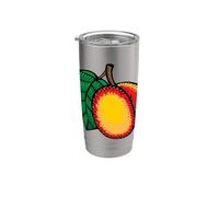 J'aime vraiment les nectarines - Nectarine et pêche Gobelet isotherme en acier inoxydable double paroi