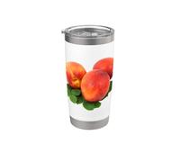 J'aime vraiment les nectarines - Nectarine et pêche Gobelet isotherme en acier inoxydable double paroi