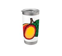 J'aime vraiment les nectarines - Nectarine et pêche Gobelet isotherme en acier inoxydable double paroi