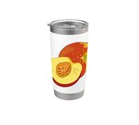 J'aime vraiment les nectarines - Nectarine et pêche Gobelet isotherme en acier inoxydable double paroi