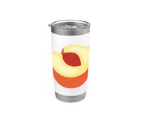 J'aime vraiment les nectarines - Nectarine et pêche Gobelet isotherme en acier inoxydable double paroi