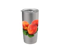 J'aime vraiment les nectarines - Nectarine et pêche Gobelet isotherme en acier inoxydable double paroi
