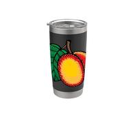 J'aime vraiment les nectarines - Nectarine et pêche Gobelet isotherme en acier inoxydable double paroi