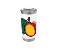 J'aime vraiment les nectarines - Nectarine et pêche Gobelet isotherme en acier inoxydable double paroi