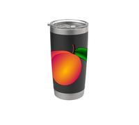 J'aime vraiment les nectarines - Nectarine et pêche Gobelet isotherme en acier inoxydable double paroi