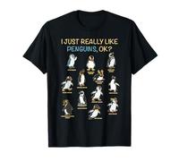 J'aime Vraiment Les Pingouins Ok Animal Lover Cute Penguin T-Shirt