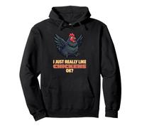 J'aime Vraiment Les Poulets Ok Farm Australorp Chicken Sweat à Capuche