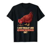 J'aime Vraiment Les Poulets Ok Farm Rhode Island Chicken T-Shirt