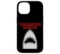 J'aime Vraiment Les Requins Coque pour iPhone 14